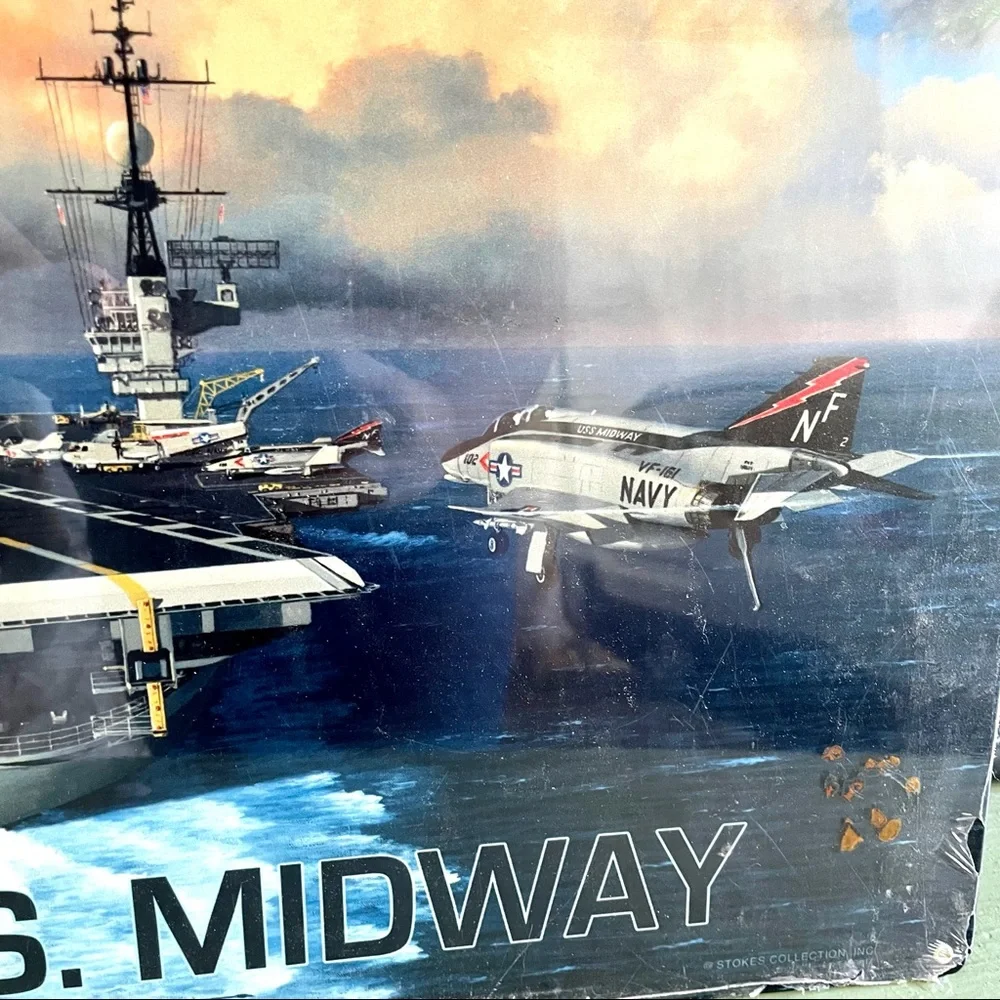 NEW Heavy Duty Steel U.S.S. Midway Navy Metal Sign